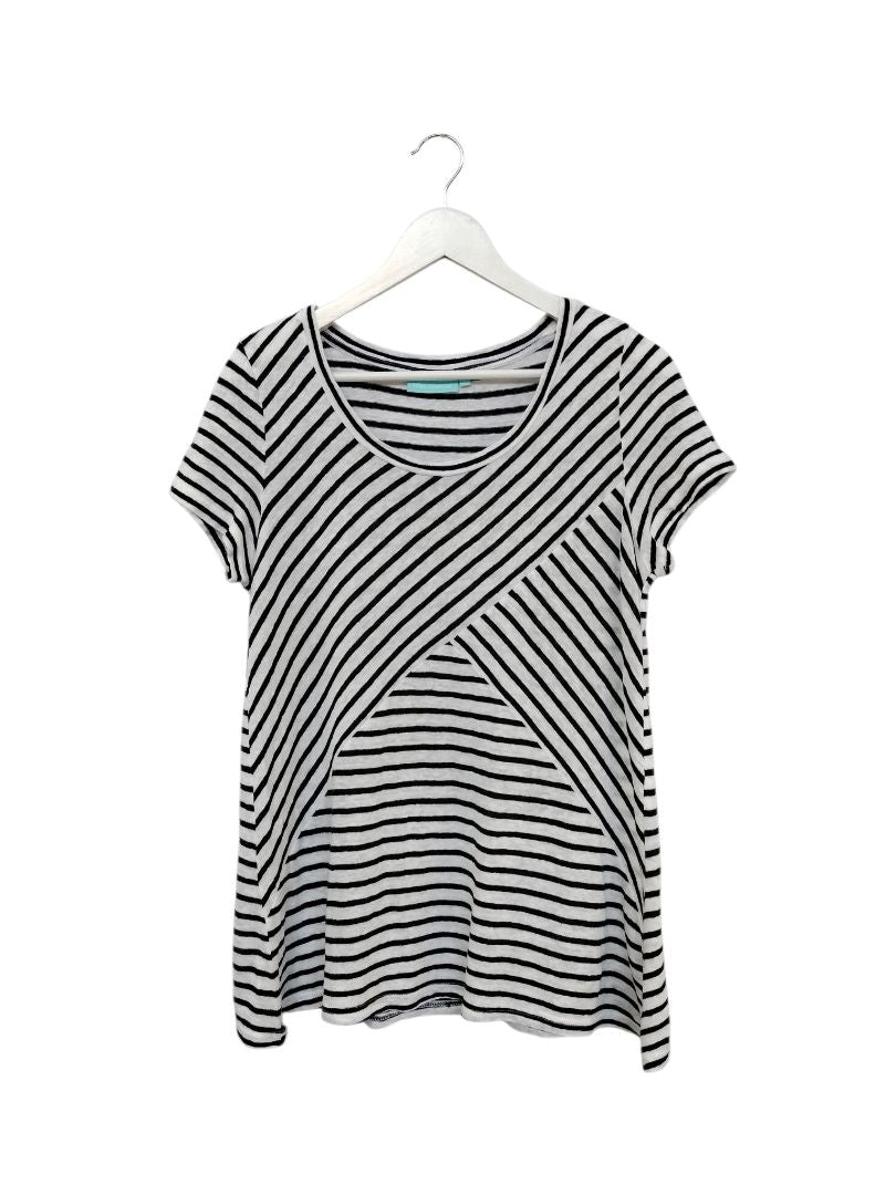 Blue Illusion | White/Black Top | Size S