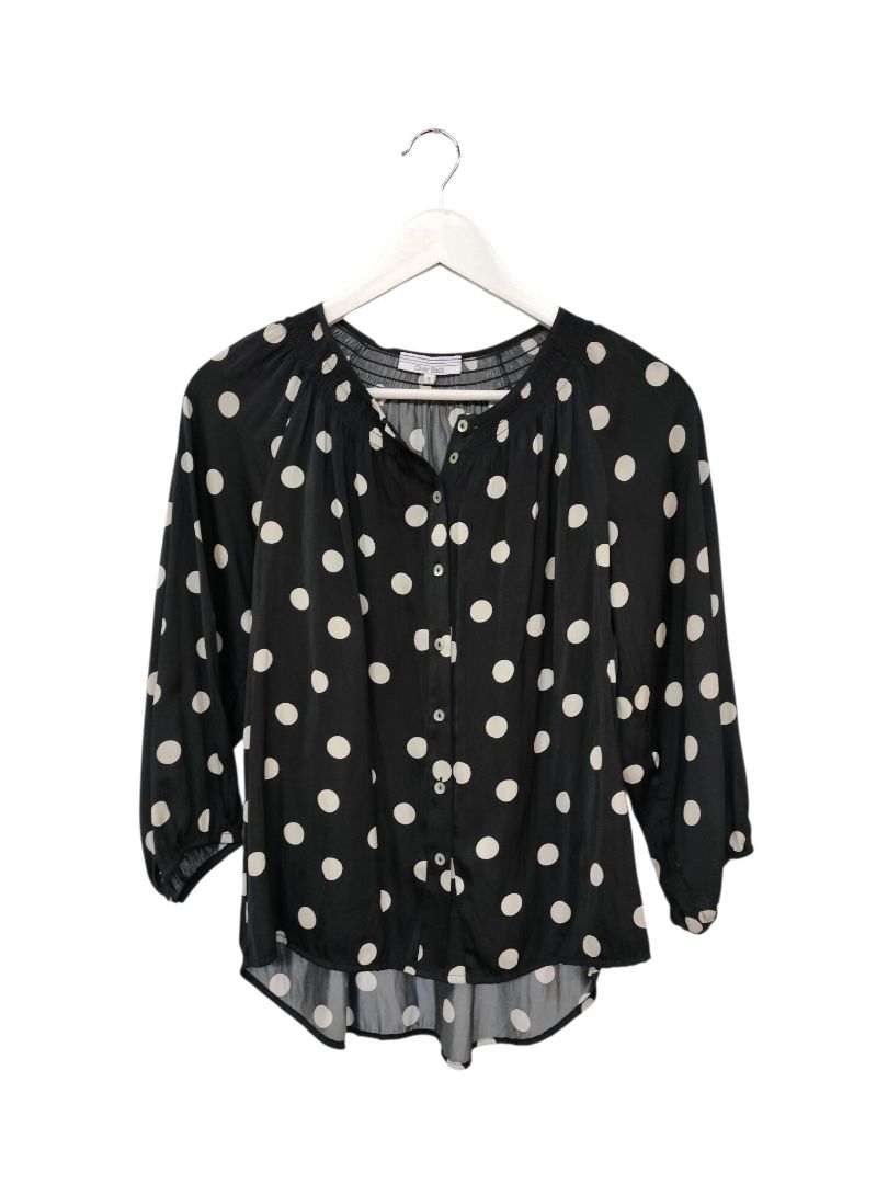 Oliver Black | Polka Dot Top | Size 8