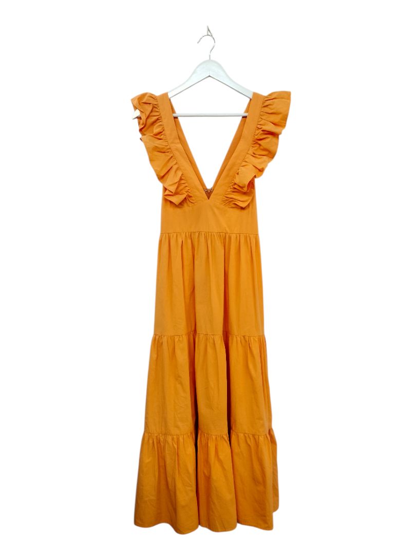Showpo | Orange Dress | Size 8