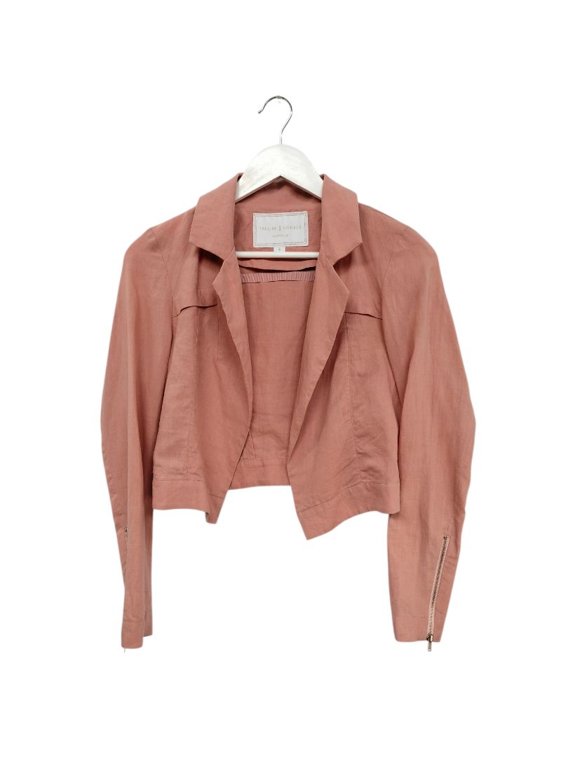 Trelise Cooper Couture | Blush Pink Jacket | Size 8