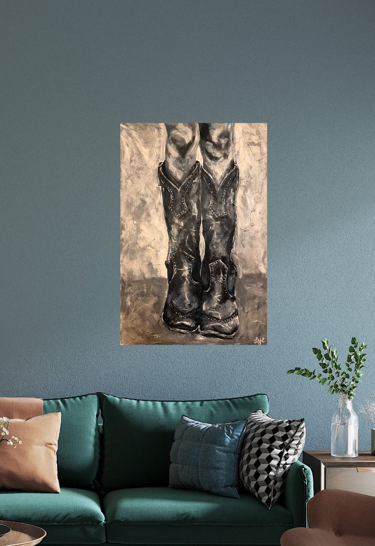 Bliss Design Store | Cracklin' Rosie Art | Size