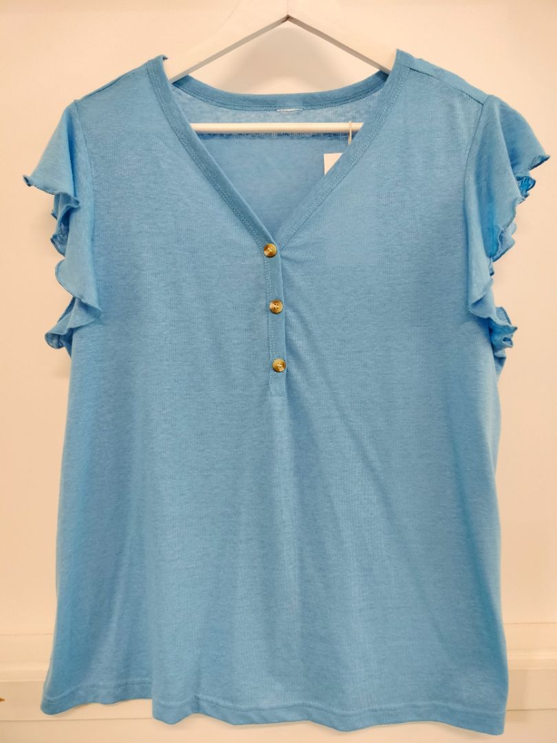 Unknown | Blue Top | Size Unknown/Approx S/M