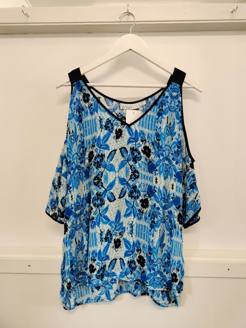 Wish | Blue Top | Size L