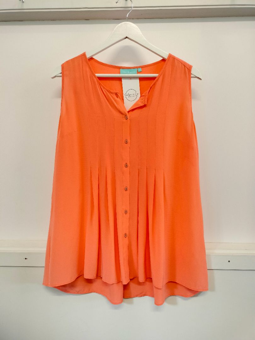 Blue Illusion | Orange Top | Size M