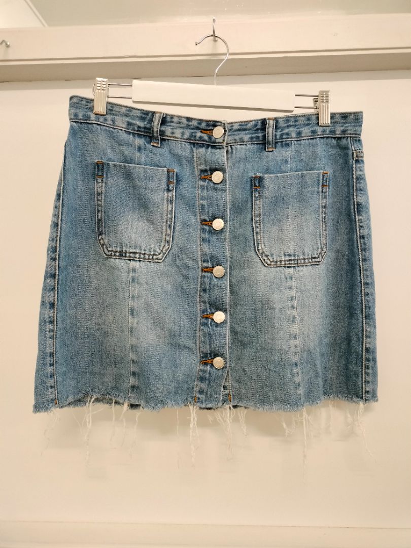 Glassons | Blue Denim Skirt | Size 12