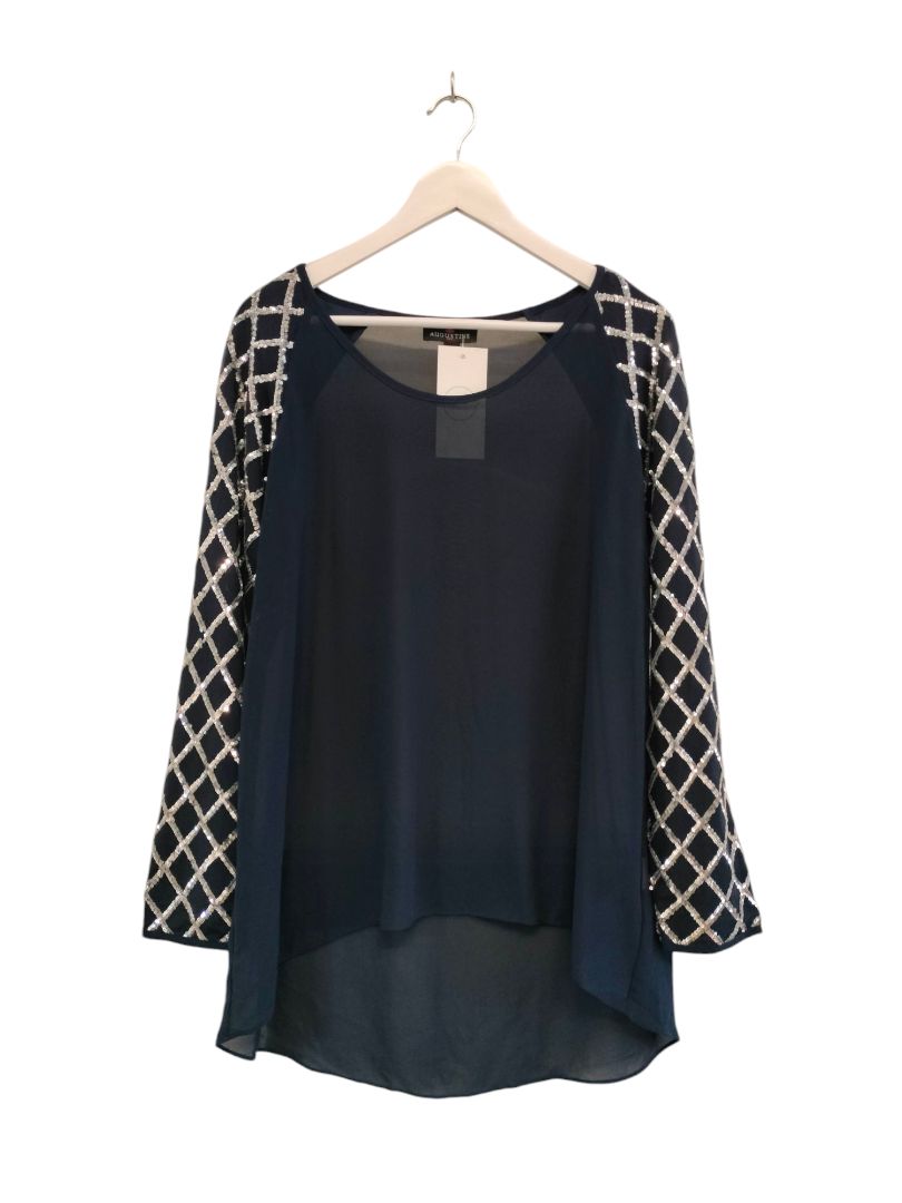 Augustine | Navy Top | Size M