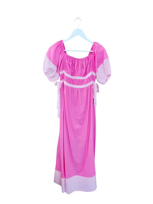Pearl + Sea | Two Tone Pink Dress | Size 12