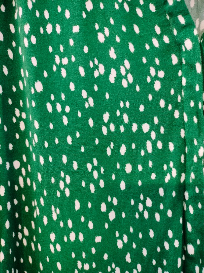 Foxwood | Green with spots Dress | Size 14