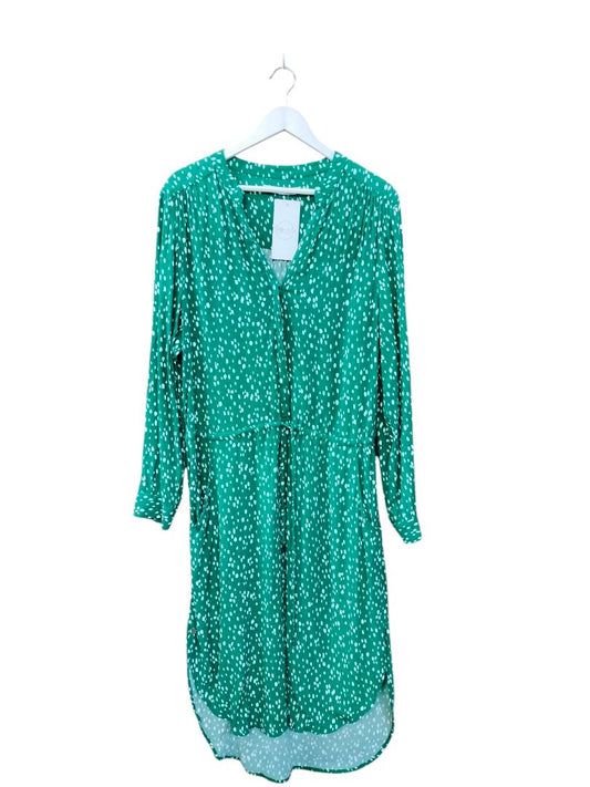 Foxwood | Green with spots Dress | Size 14