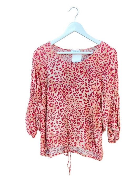 Ketz-ke | Animal Print Top | Size 10
