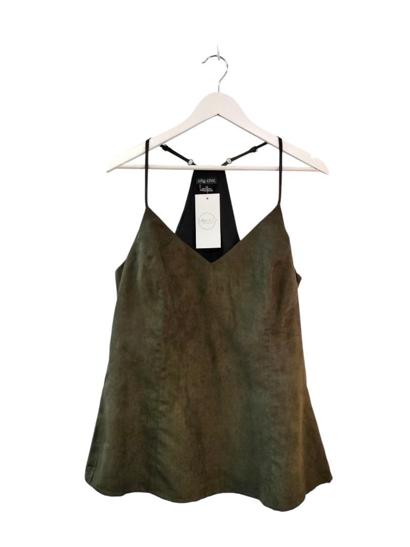 City Chic | Green Top | Size XS