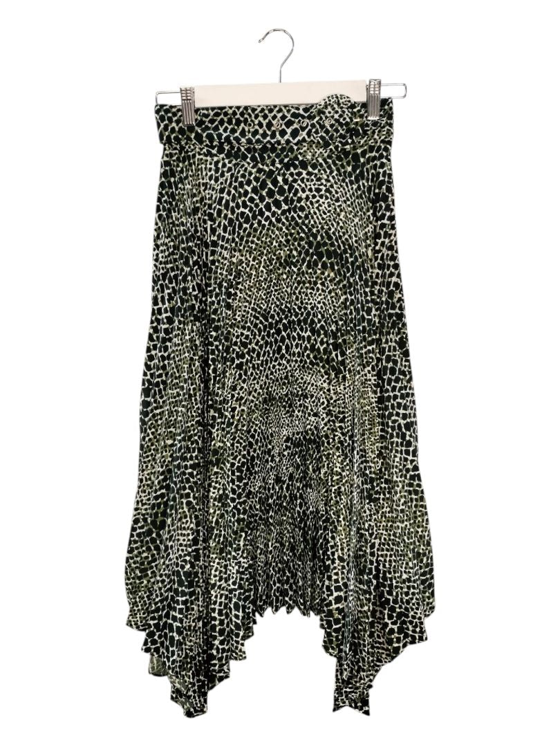 TOPSHOP | Green & Black Skirt | Size 8