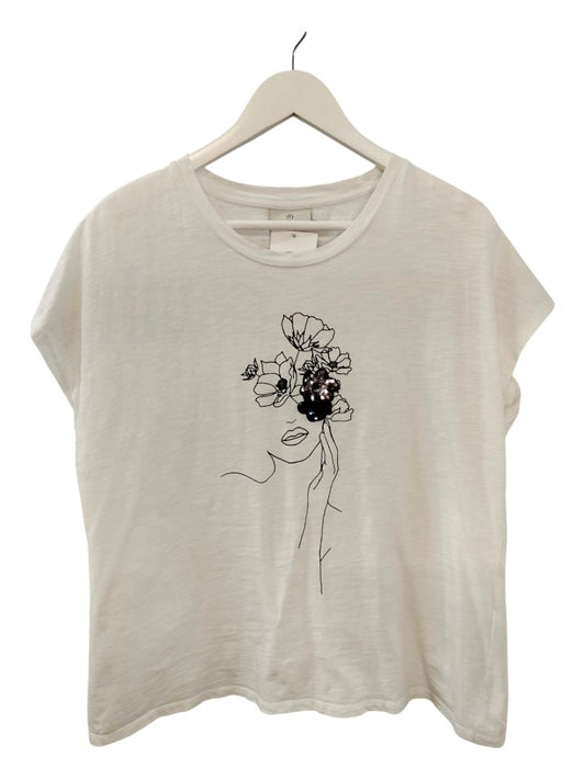 KAFEE | White T Shirt | Size L