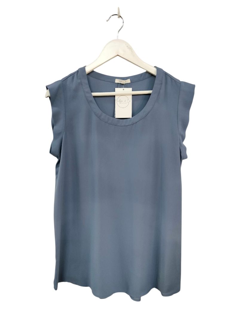 Pleione | Grey Top | Size M