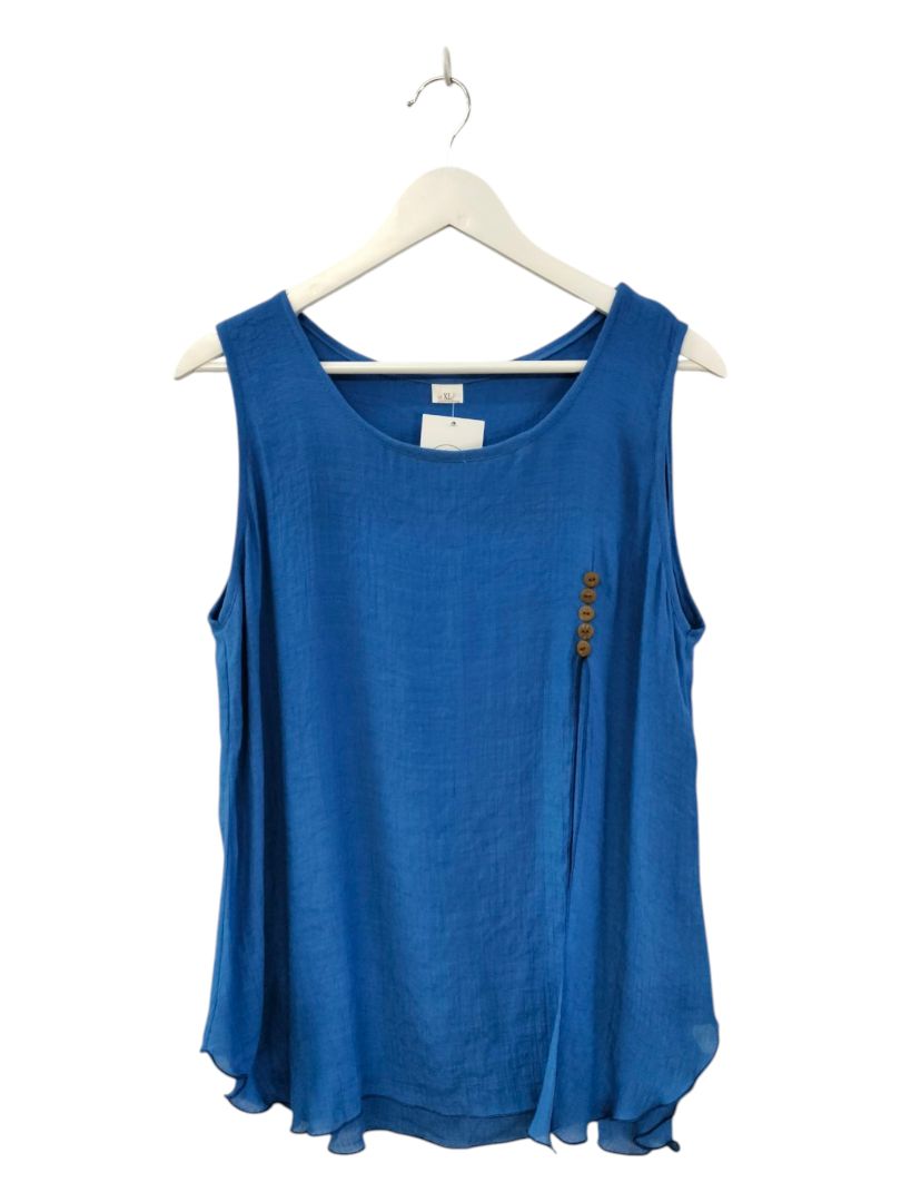 Unknown | Blue Top | Size XL