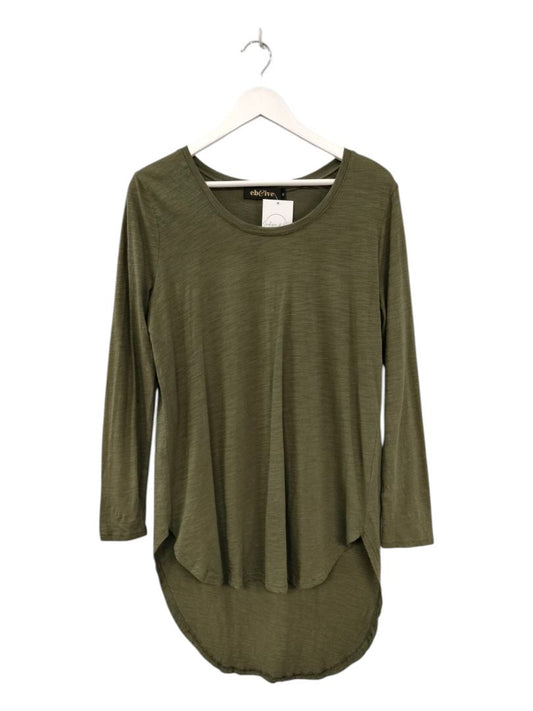 Eb & Ive | Khaki Top | Size M