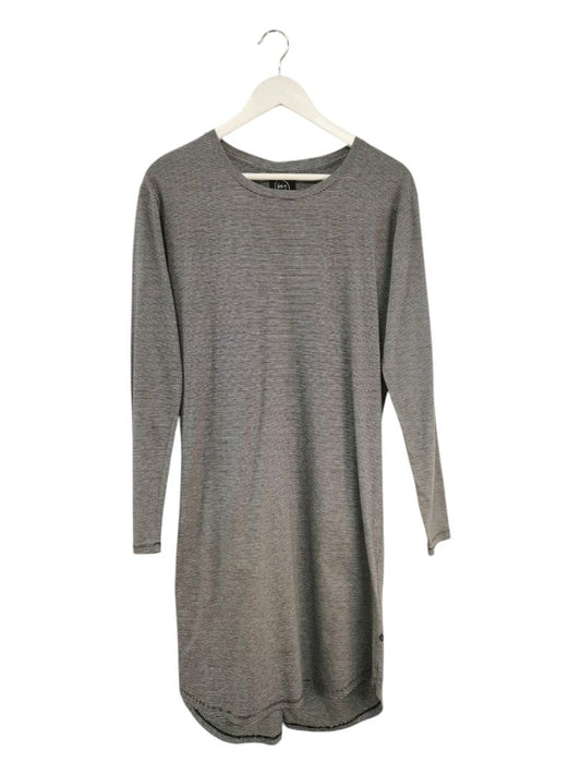 Moochi | Grey & Black Stripe Top | Size M