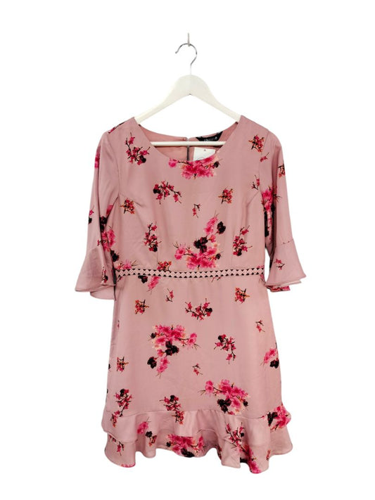 Faballey | Pink Floral Dress | Size M