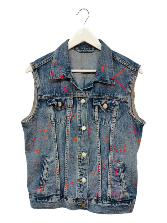 Bliss Design Store | Denim Vest | Size Approx M/L
