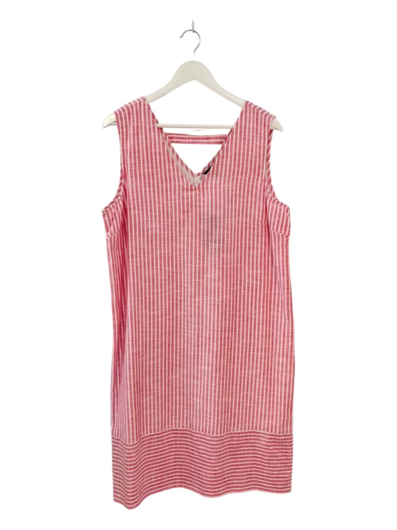 Jendi | Pink Stripe Dress | Size 14
