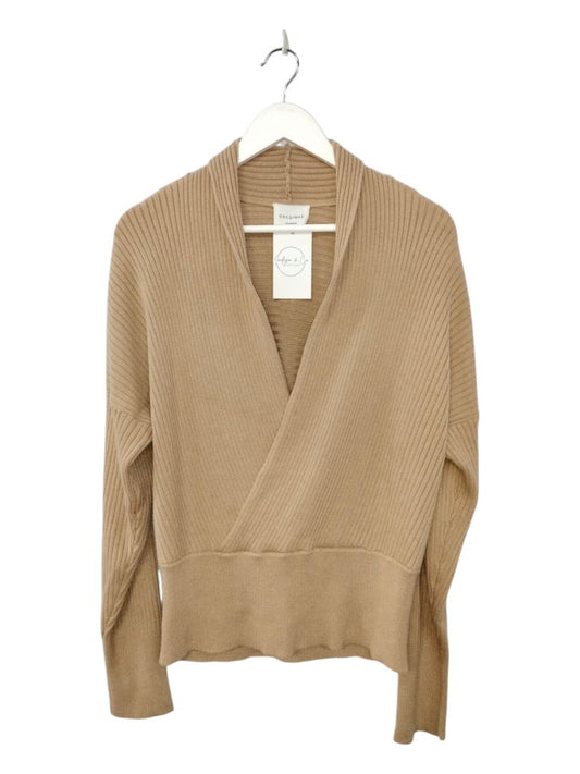 OnceWas | Beige Top | Size 2