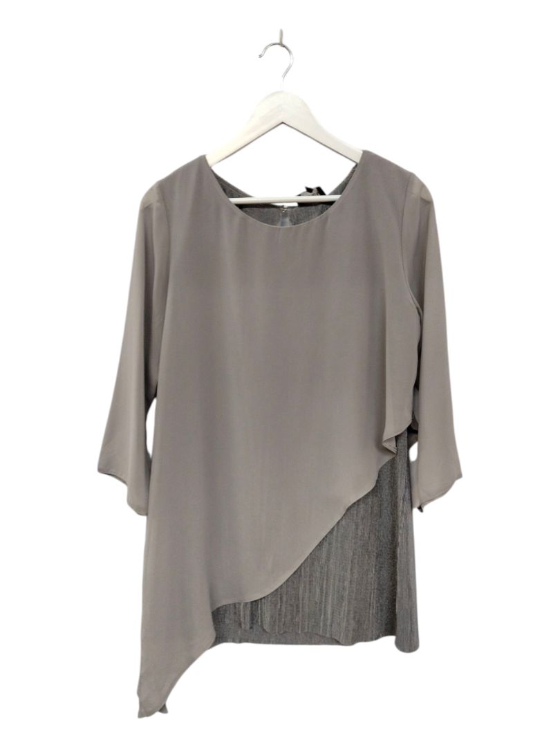 Mesmerise | Grey/Silver Top | Size M