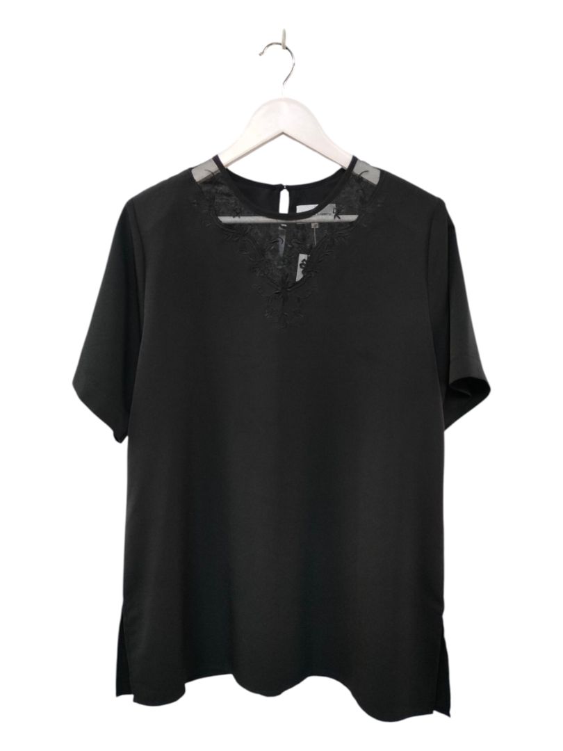 Jean De Lourcy | Black Top | Size 12