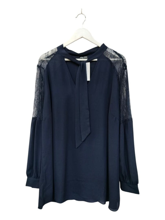 City Chic | Navy Top | Size XL