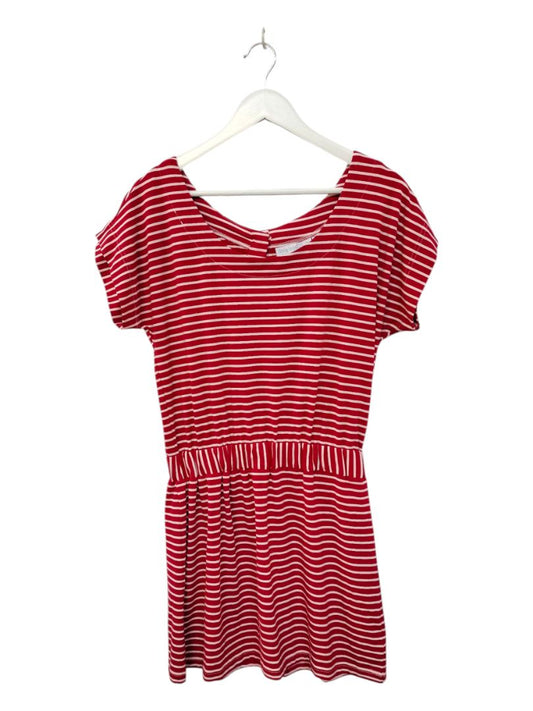 Little White Lie | Red Stripe Dress | Size 10