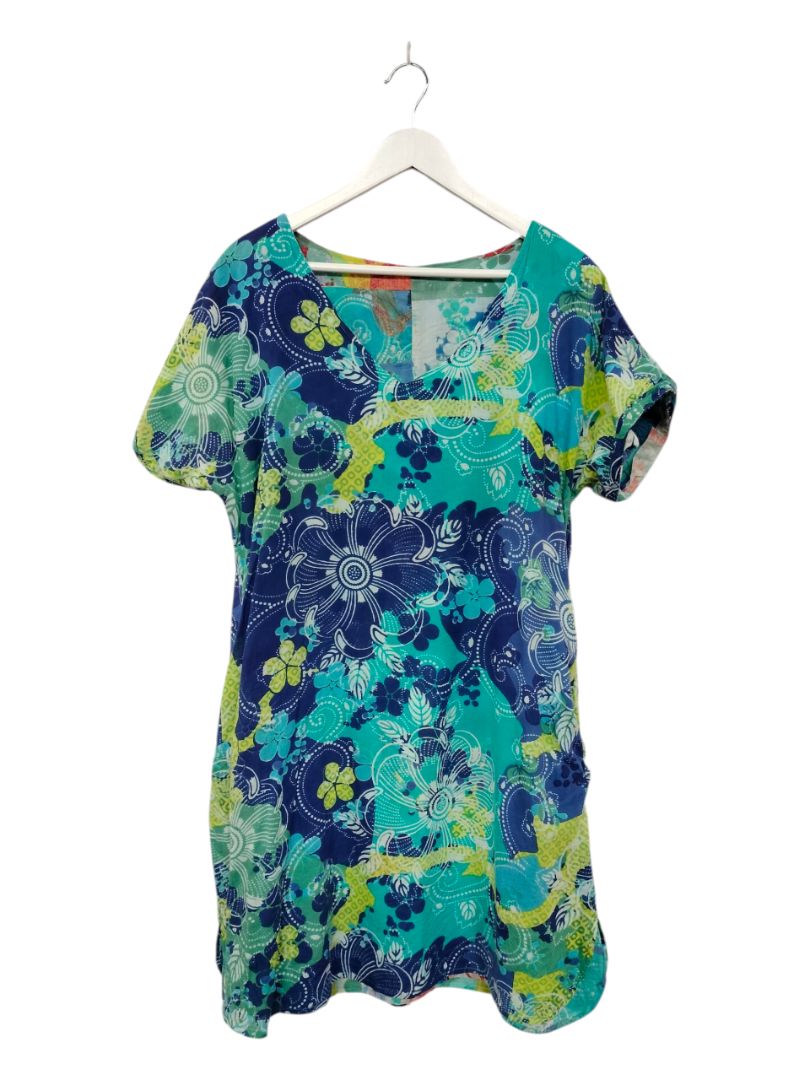 100% Certified Organic Cotton | Multi Dress | Size 14