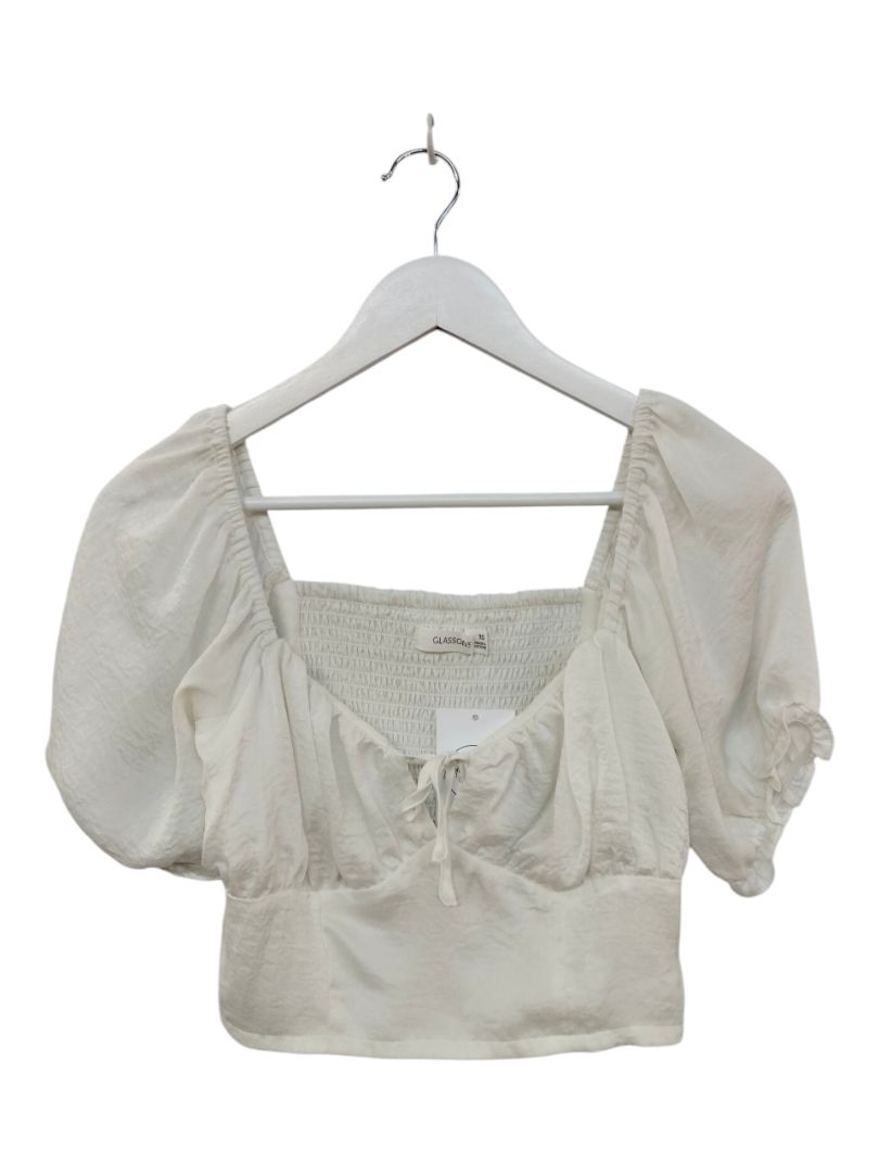 Glassons | White Top | Size 10