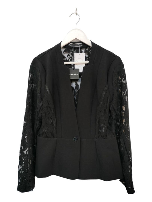 Basque | Black Blazer | Size 14