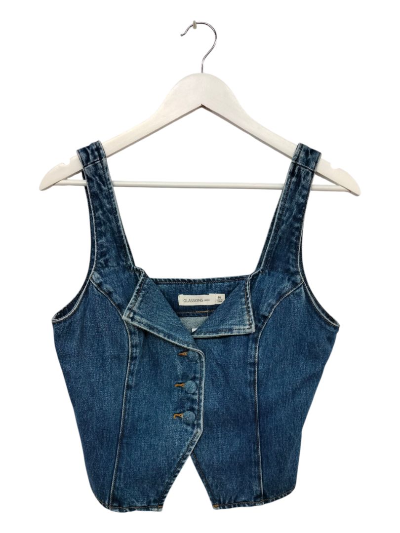 Glassons | Denim Top | Size 10