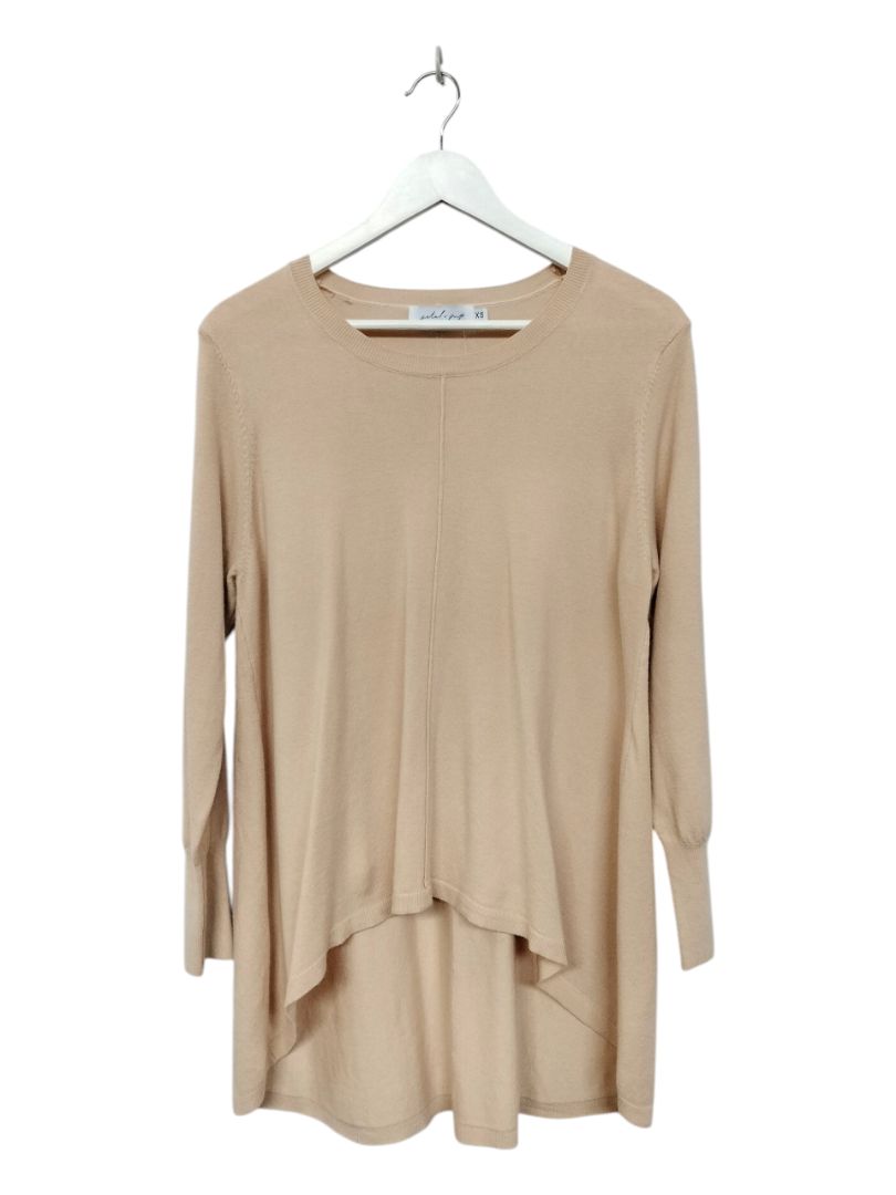 Petal + Pup | Beige Cardigan | Size XS