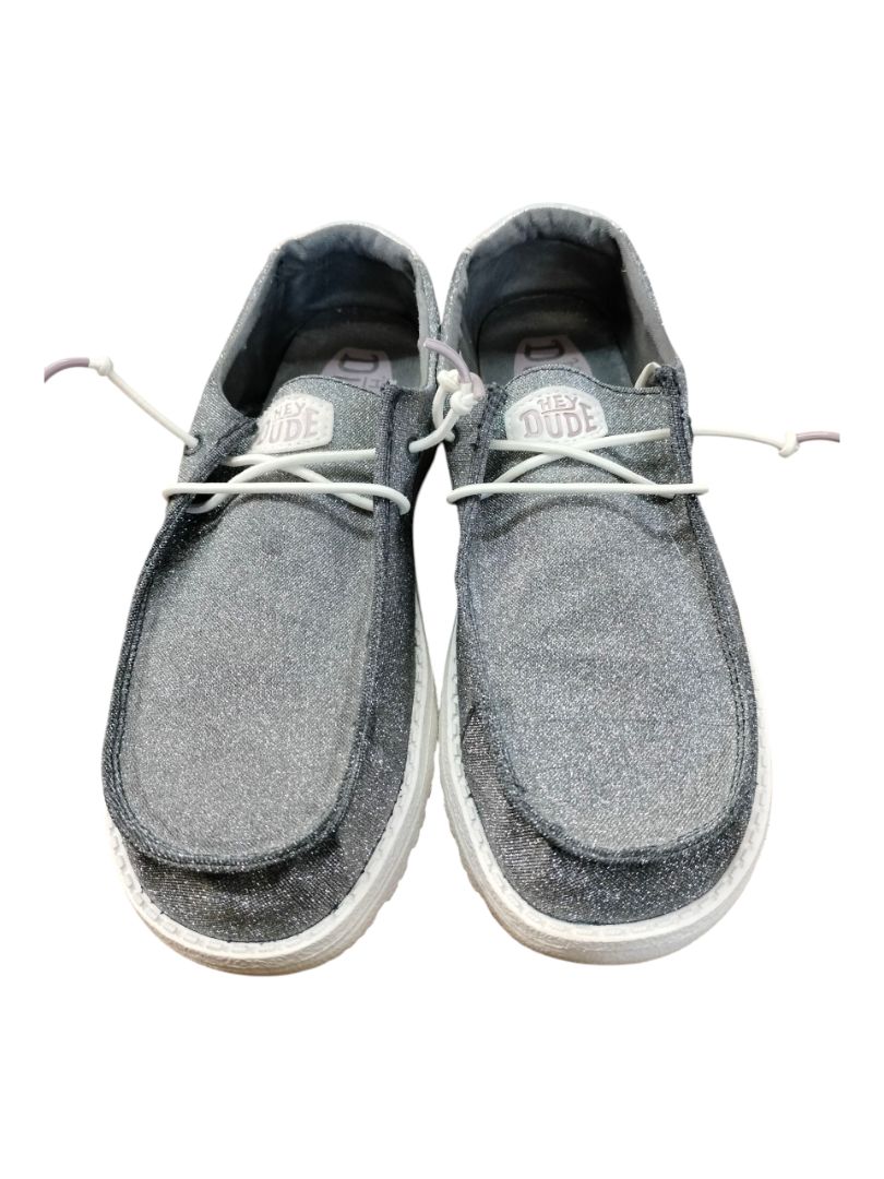 Hey Dude | Sliver glitter Shoes | Size 39