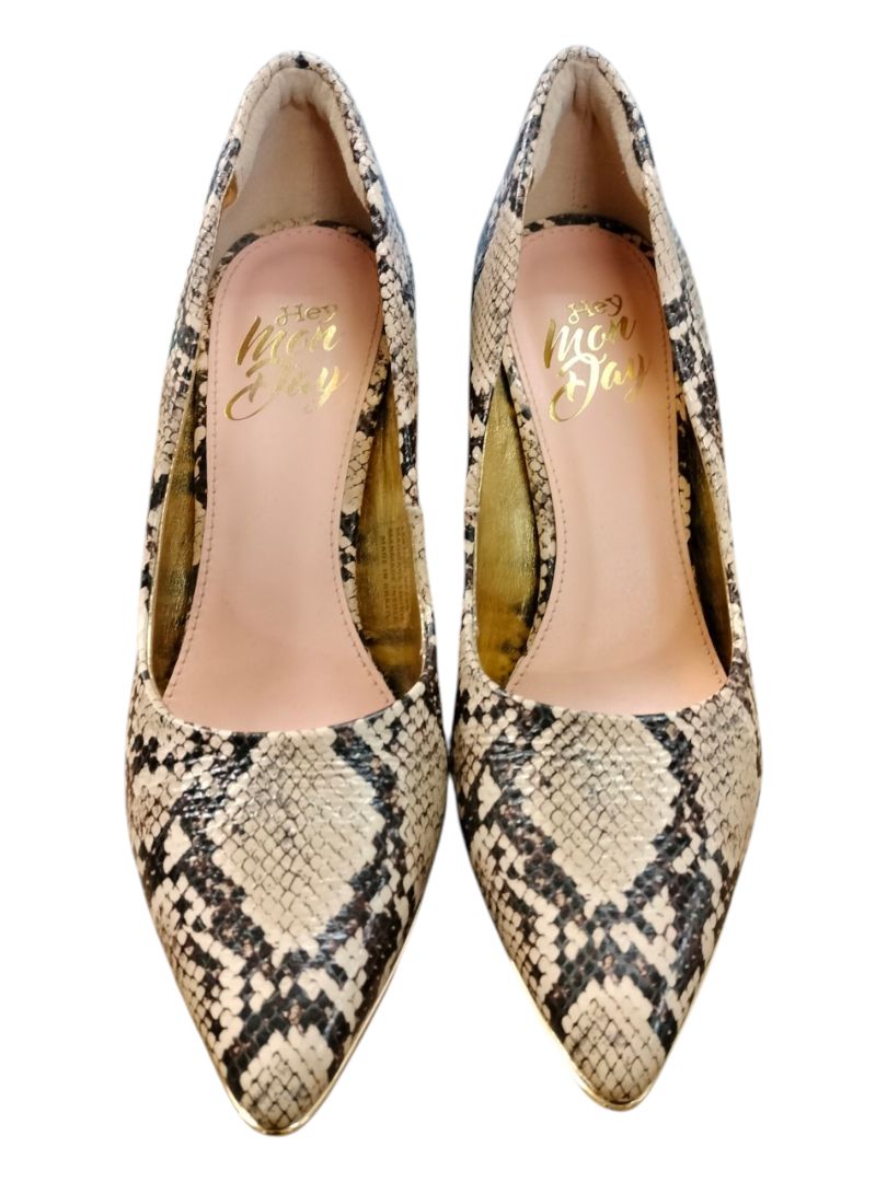 Hey Monday by Augustine | Snake Skin Heels | Size 40