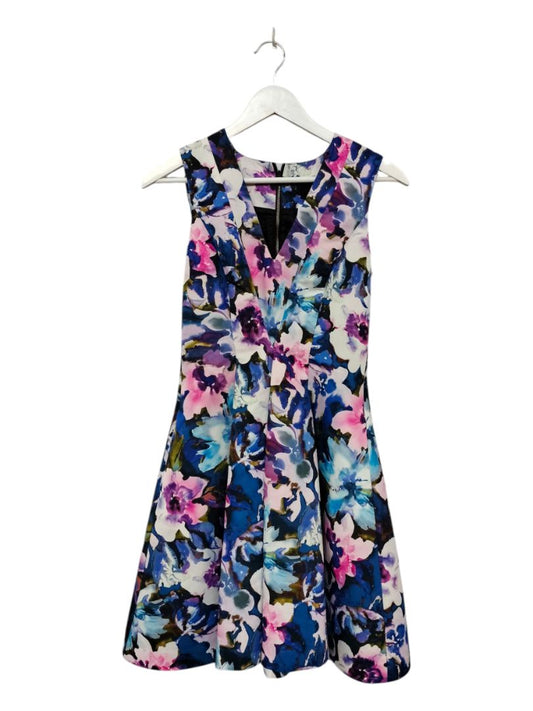 Cue | Bright Floral Dress | Size 8