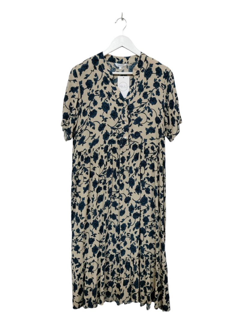 Lemon Tree Design | Navy Floral Dress | Size 10