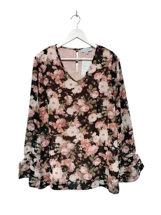 Democracy | Pink Floral Top | Size 12