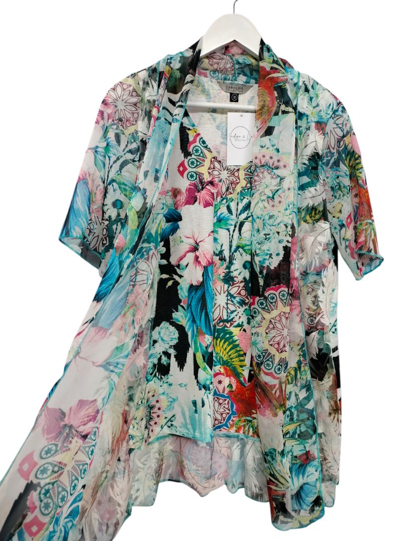 Caroline Collection | Multi Cardigan | Size M