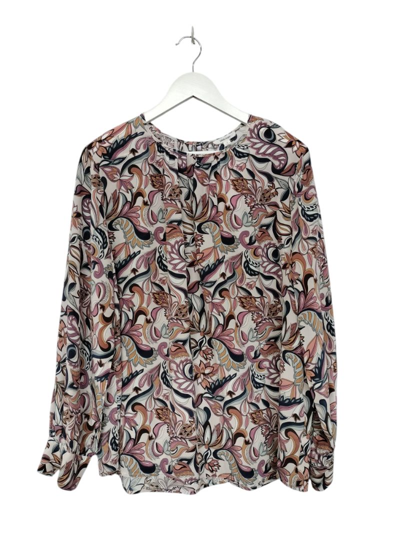 Juliette & Hogan | White with floral Top | Size 14