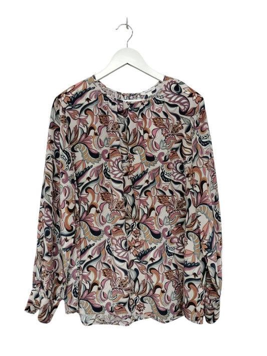 Juliette & Hogan | White with floral Top | Size 14