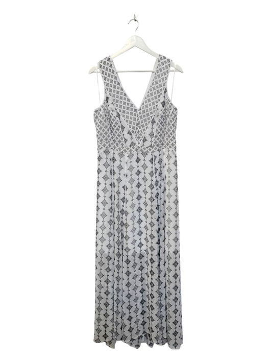 Max | White/Grey Dress | Size 12