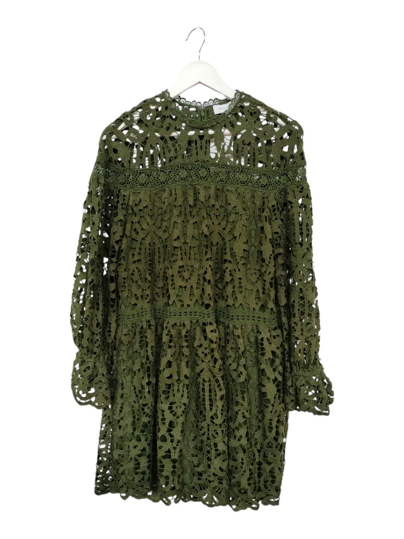 Witchery | Khaki Green Dress | Size 8