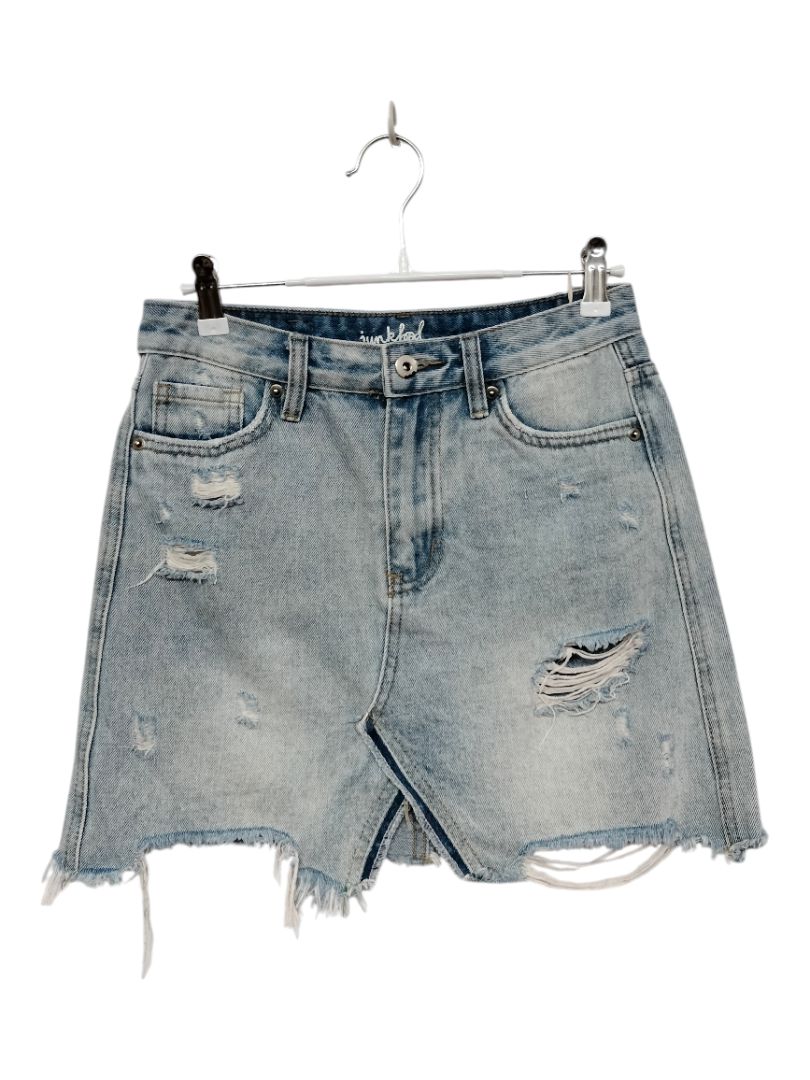 Junkfood | Blue Denim Skirt | Size Unknown