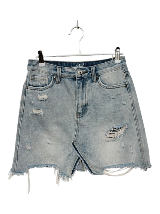 Junkfood | Blue Denim Skirt | Size Unknown
