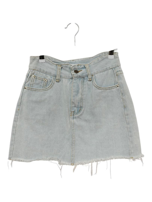 | Light Blue Denim Skirt | Size Approx S