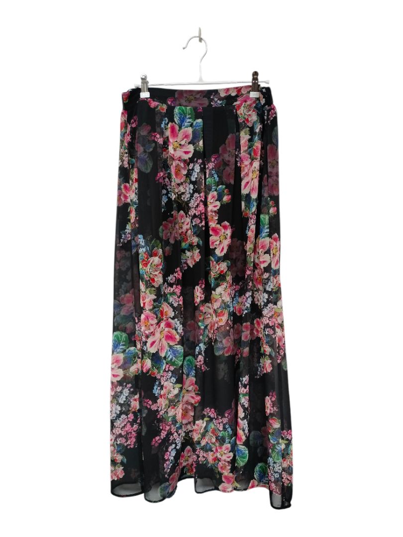 Augustine | Dark Floral Skirt | Size M