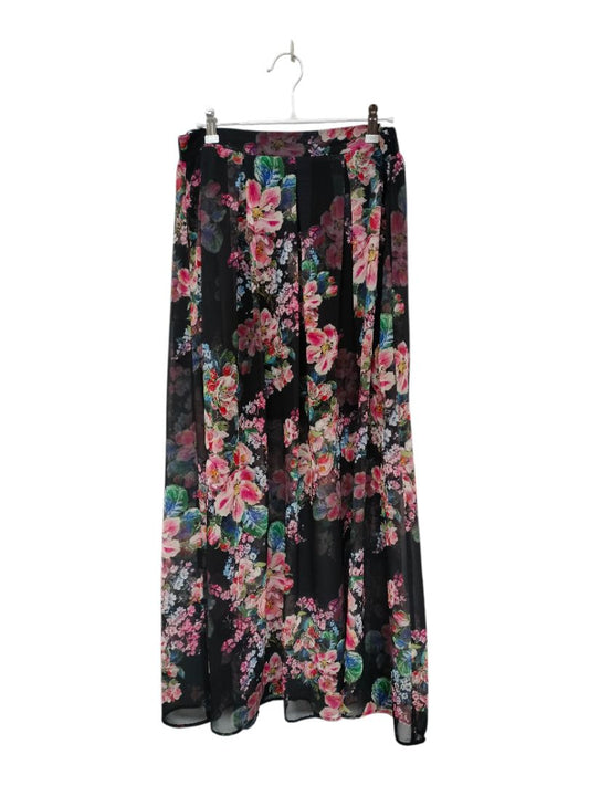 Augustine | Dark Floral Skirt | Size M