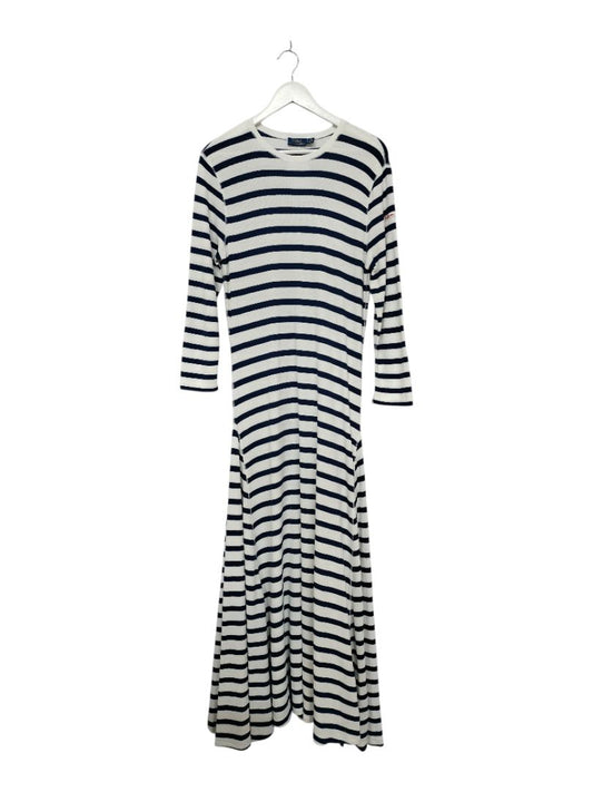 Ralph Lauren | Blue & White Stripe Dress | Size L